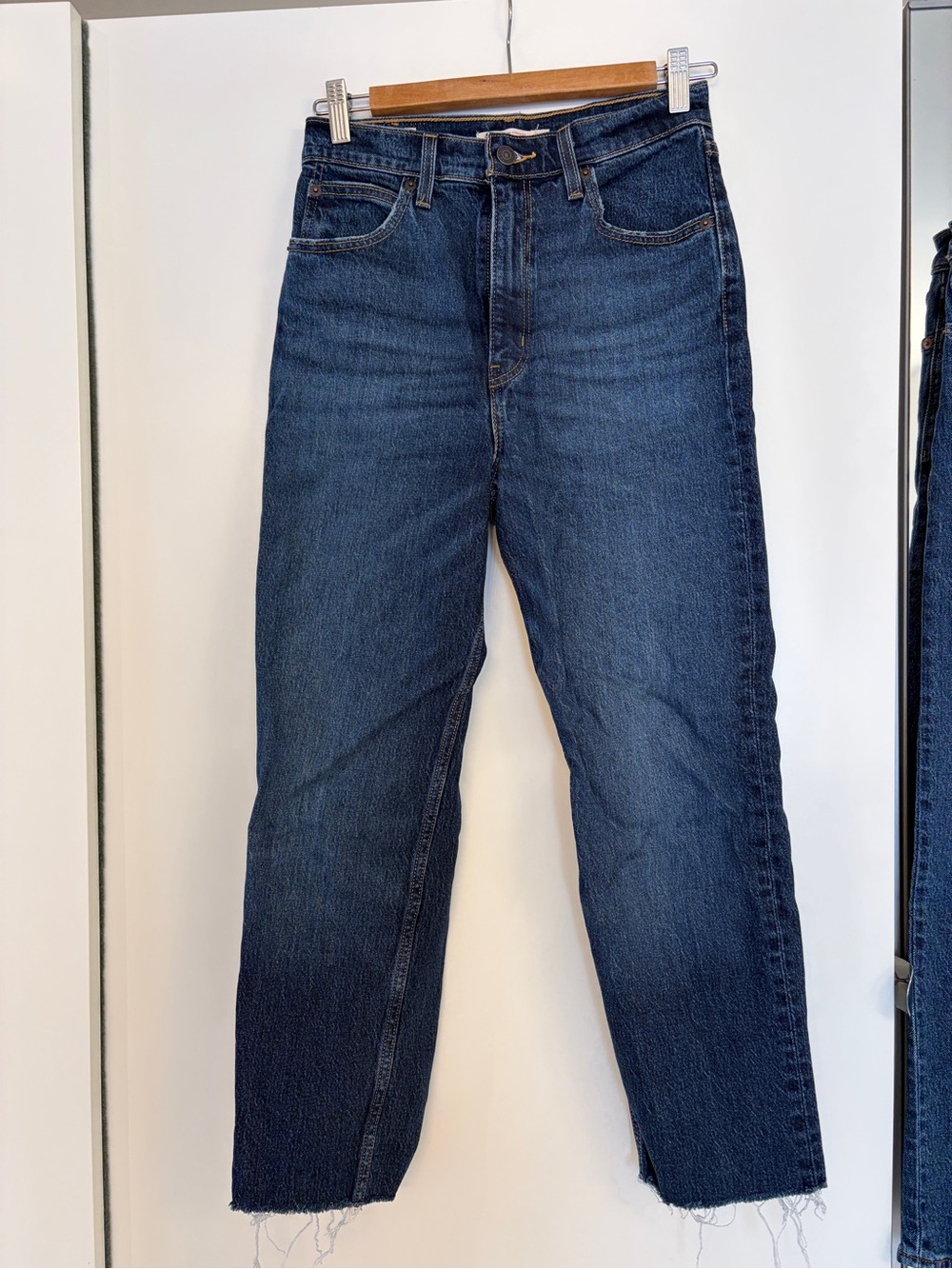 Levi's “70s High Slim Straight” Jeans - Dark Blue